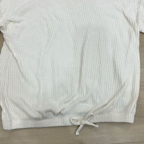 Girls 1901 Nordstrom’s Cream Colored Tie Front Sweater, XL 14/16 - Picture 2 of 4